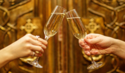 Champagne at Harry Potter warner Bros. Studio 