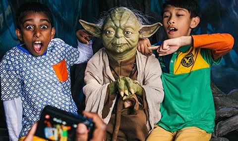 Madame Tussauds with Big Bus hop on bus London