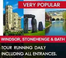 Windsor, Stonehenge, Bath tour from London for £89