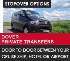 Dover private cruise ship transfers to/from London with stopover options