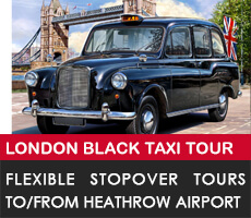 London Black Taxi Tour between flights or before your hotel check in
