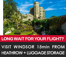 Windsor transfer tour including luggage storage