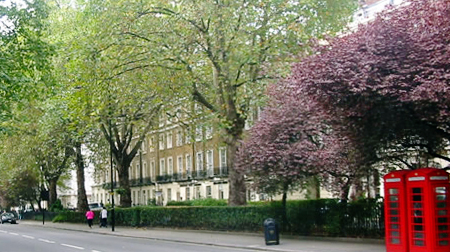 Sussex gardens in Paddington